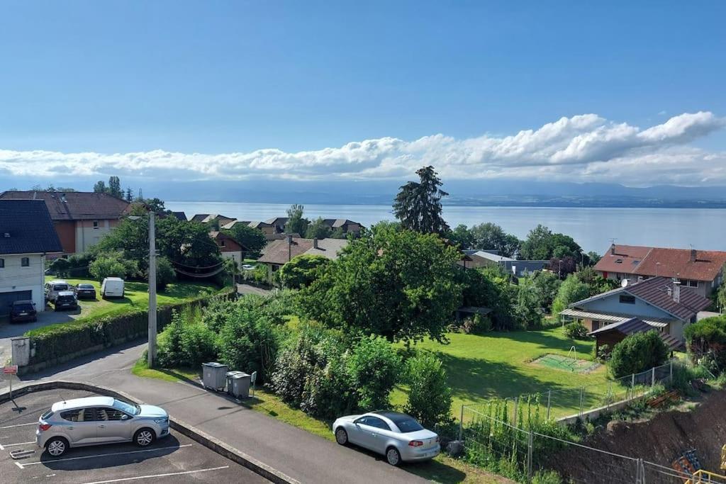 Appart Cosy Avec Vue Sur Le Lac Leman Évian-les-Bains Exterior foto